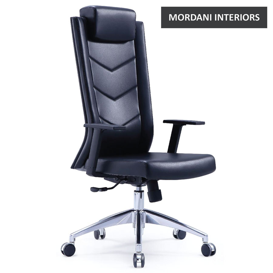 Maslon High Back Leather Office Chair